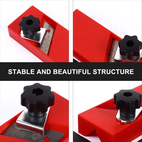 Miniatura 3 de DOITOOL Cepilladora de madera manual compacta, herramienta de mano de 45 grados para proyectos de carpintería de bricolaje, cepilladora de plástico