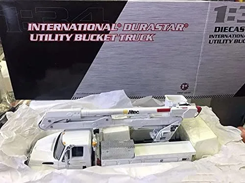 Miniatura 8 de Para First Gear International Durastar Utility Bucket Truck 1/34 DIECAST Modelo Terminado Camión
