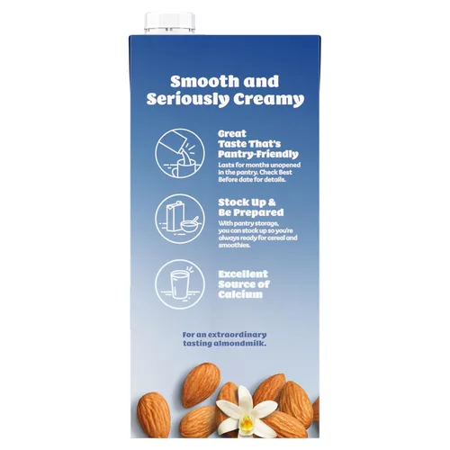 Miniatura 9 de Silk Leche de almendra estable, vainilla sin azúcar, sin lácteos, vegano, proyecto verificado sin OMG, 1 cuarto de galón