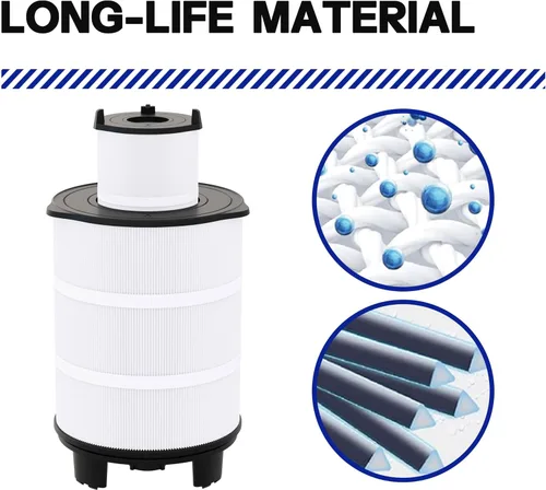 Miniatura 5 de Filtro de piscina compatible con System 3 S7M120 (exterior e interior), 25021-0200S, 25022-0201S, 1 juego