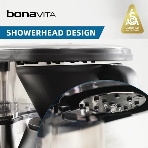 Miniatura 3 de Cafetera digital Bonavita BV1500TD para 5-tazas, acero inoxidable, BV1500TS, Acero inoxidable