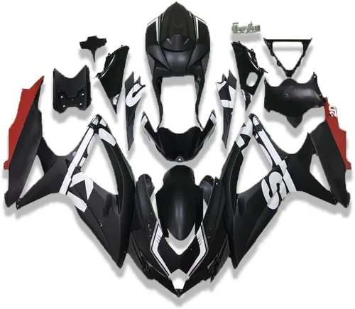 Miniatura 34 de Carenado de carrocería de plástico plateado blanco negro apto para Suzuki 2008 2009 2010 GSXR 600 750 inyección ABS nuevo Aftermarket Kit de marco
