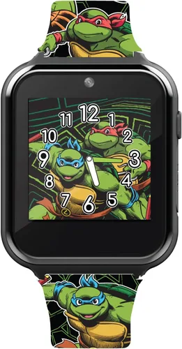 Miniatura 2 de Accutime Teenage Mutant Ninja Turtles TMNT Nickelodeon - Reloj inteligente de aprendizaje educativo para niños con pantalla táctil, juguete