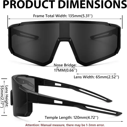 Miniatura 7 de FEISEDY Gafas de sol para niños, gafas de sol de béisbol juveniles, UV400, deportes, adolescentes, ciclismo, sombras para niños y niñas de 8 a 16
