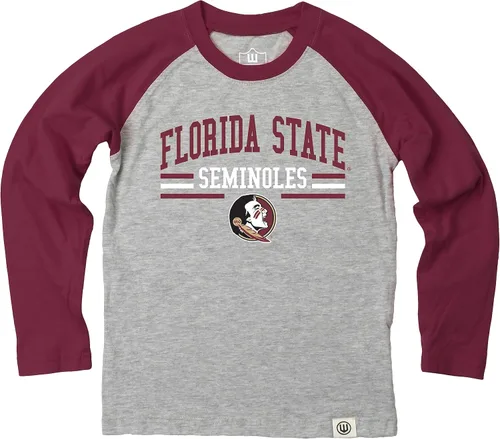 Miniatura 75 de Wes and Willy NCAA playera raglán de manga larga para niños