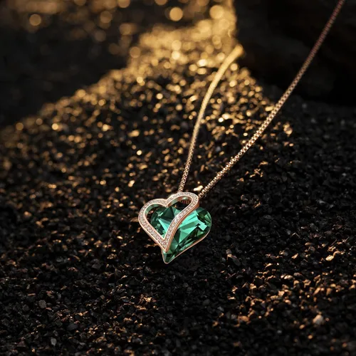 Miniatura 2 de Love Heart Pendant Necklaces for Women Crystals Jewelry Gifts for Women Her Girlfriend Mother's Wife Christmas Birthday Anniversary Valentines Day