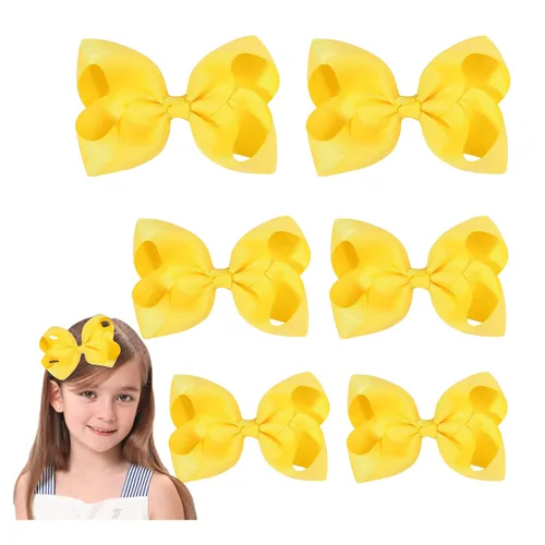 Miniatura 6 de Lazo de pelo azul marino para niñas y niños pequeños – 6 piezas de pinzas de cocodrilo de grogrén (6 x 2, 4 x 2, 3 x 2)
