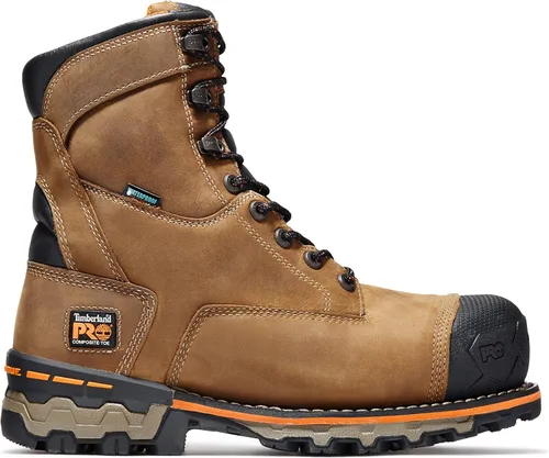 Miniatura 6 de Timberland PRO Botas de trabajo impermeables Boondock de 8 pulgadas con punta de seguridad compuesta para hombre Marrón
