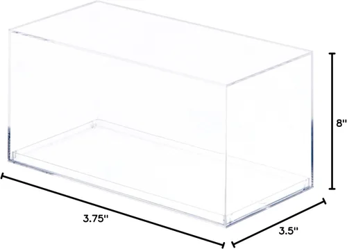 Miniatura 3 de Vitrina de acrílico transparente (sin borde biselado) para autos a escala 1:32 - 7.875 ''x 3.8125'' x 3.875