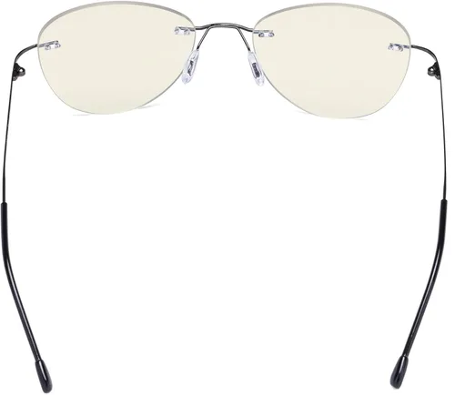 Miniatura 4 de Eyekepper Anteojos progresivos sin montura para lectores multifocal, filtro de luz azul, lentes de lectura piloto para mujer
