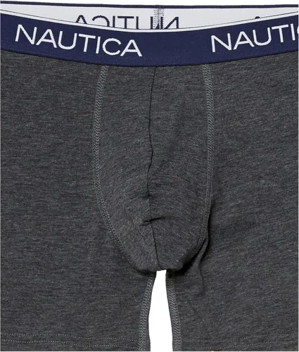 Miniatura 2 de Nautica Paquete de 4 calzoncillos bóxer elásticos jaspeados para hombre
