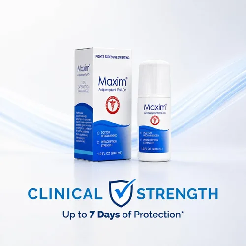Miniatura 5 de Antitranspirante y desodorante en bola Maxim Prescription Strenght, recomendado por doctores y dermatólogos