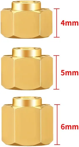 Miniatura 3 de RCLIONS Latón RC Wheel Hex Hub 0.157 in Drive Adapter para TRX4-M 1/18th RC Crawler Car Upgrades