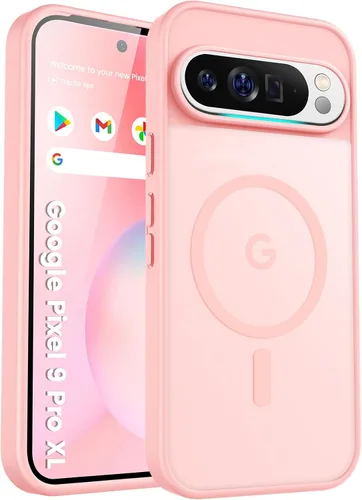 Miniatura 114 de Funda para teléfono Google Pixel 9 Pro XL, Compatible con Magnético, Protección contra Caídas de Grado Militar Translúcida Mate Resistente a Golpes