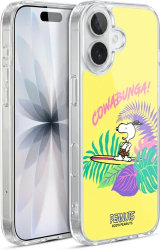 Miniatura 174 de Head Case Designs Peanuts Tropical Surf Snoopy Aloha Disco Gel Funda con licencia oficial [protección de grado militar] compatible con Apple iPhone