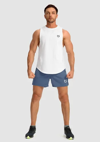 Miniatura 6 de G Gradual Pantalones cortos de correr para hombre con bolsillos con cremallera secado rápido gimnasio entrenamiento atlético pantalones cortos de 5