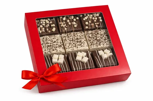 Cesta Grahams cubierta de chocolate para el día del padre, regalo de comida gourmet para papá, caja de regalo de chocolate, aniversario, cumpleaños,