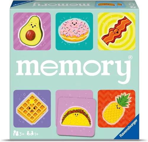 Miniatura 5 de Ravensburger Foodie Favorites - Juego de memoria rápido y atractivo Mejora las habilidades de enfoque y memoria Divertidas ilustraciones