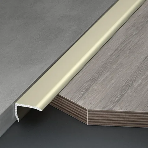 Miniatura 6 de Tira de umbral de puerta en forma de L Tira de transición de piso a baldosa Tira de transición de aleación de aluminio Accesorio de piso de borde