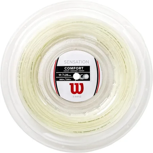 Miniatura 9 de Wilson Sensation - Juego de cuerda para raqueta de tenis y carrete de 200 m Blanco