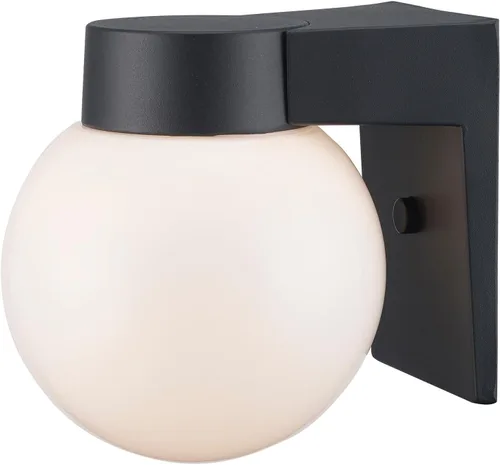 Miniatura 2 de TRANS GLOBE Imports - Farol de pared transicional de 4800 WH de Pershing Collection en acabado blanco, 7.00 pulgadas