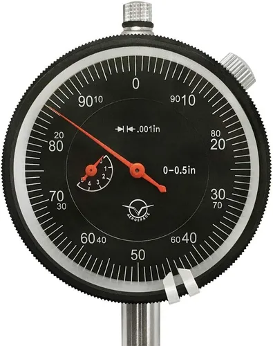 Miniatura 5 de 0.5"/.001" Negro Alta Precisión Dial Indicador AGD 2 Travel Lug Back