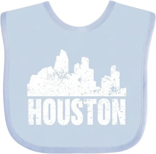 Miniatura 8 de inktastic Houston Skyline Grunge Baby Bib