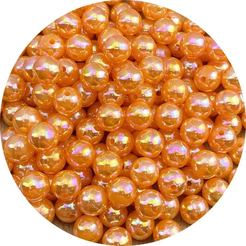Miniatura 19 de 400 piezas cuentas de perla de 8mm AB cuentas de plástico brillantes y coloridas cuentas espaciadoras sueltas para hacer joyas, aretes, pulseras