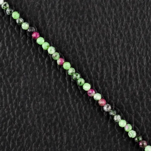 Miniatura 28 de Natural Gemstone Micro Beads Dainty Bangle Bracelet, Handmade Birthstone Jewelry, Healing Chakra Crystals, Silver Plated 8 inch, Birthday Gift for