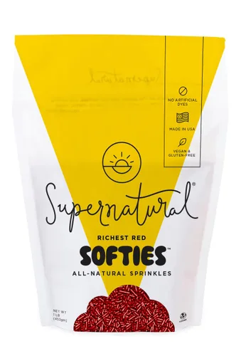 Miniatura 6 de Supernatural Rainbow Softies - Gránulos naturales, fabricados en Estados Unidos, sin tintes artificiales, sin soja, sin gluten, vegano, 3 onzas