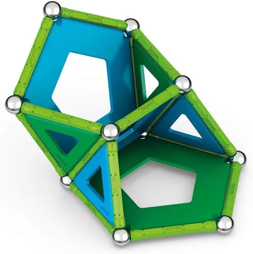 Miniatura 7 de Geomag Juguetes magnéticos clásicos para niños a partir de 5 años, 52 piezas de imanes educativos STEM para niños, bloques magnéticos hechos
