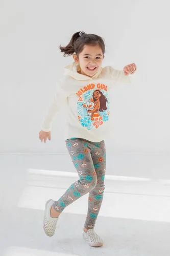 Miniatura 2 de Disney Moana - Conjunto de sudadera con capucha y leggings para bebés y niñas grandes