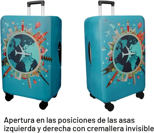 Miniatura 2 de WUJIAONIAO Funda para Equipaje de Viaje Funda para Maleta Equipaje Protector 18-32 Pulgadas, Moda