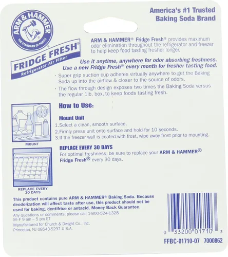 Miniatura 2 de Filtro de aire Arm & Hammer para refrigerador, paquete de de 4, Blanco