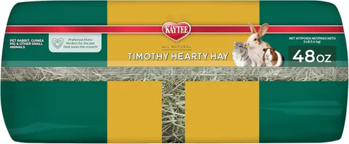 Miniatura 3 de Kaytee Timothy - Heno abundante para conejillos de indias, conejos y otros animales pequeños, 48 onzas