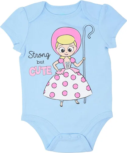Miniatura 4 de Disney Classics The Aristocats Lion King Winnie the Pooh Pixar Toy Story Baby Girls 5 Pack Bodysuits Newborn to Infant
