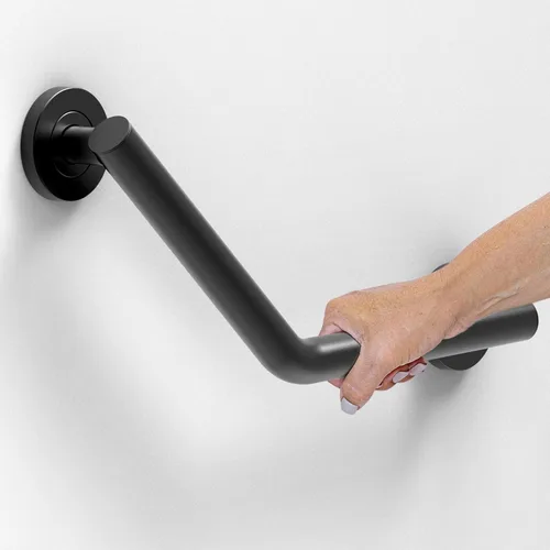 Barra de seguridad para baño, ducha e inodoro para personas mayores y discapacitados, mango de asistencia de equilibrio de ayuda de movilidad, acero