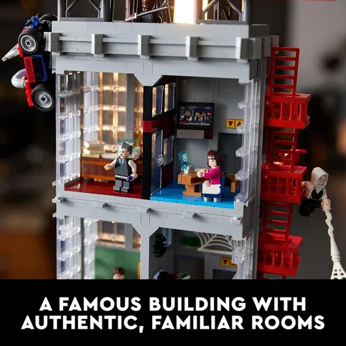 Miniatura 5 de LEGO Marvel Spider-Man Daily Bugle 76178 - Kit de construcción, juego coleccionable diseñado pensado para los fanáticos de Marvel adultos