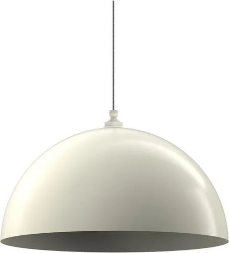 Miniatura 13 de Steel Lighting Co. Melrose - Lámpara colgante Montada en el techo Cúpula redonda de 18 pulgadas Estilo moderno y contemporáneo de granja Crema