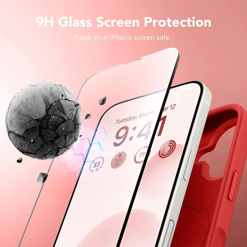 Miniatura 200 de GONEZ Funda de silicona para iPhone 15 Pro Max, compatible con Magsafe, protector de cámara + protector de pantalla, forro de microfibra suave