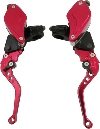 XSPANDER Palanca de depósito de cilindro maestro de aluminio CNC de 7/8 pulgadas (0.866 in), universal para motocicleta deportiva de 50 cc-300 cc (1