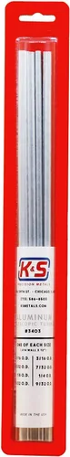 K&S - Surtido de tubos telescópicos redondos de aluminio de precisión 3403 – 8 tubos, 1/16 a 9/32 pulgadas de diámetro exterior, 12 pulgadas de