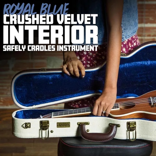 Miniatura 3 de Gator Cases Journeyman Series Deluxe Wood Case for Resonator Style Acoustic Guitars