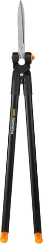 Miniatura 9 de Fiskars PowerLever 1001565 - Tijeras multifuncionales para setos y césped, alcance de hasta 8.2 ft, color negro/naranja