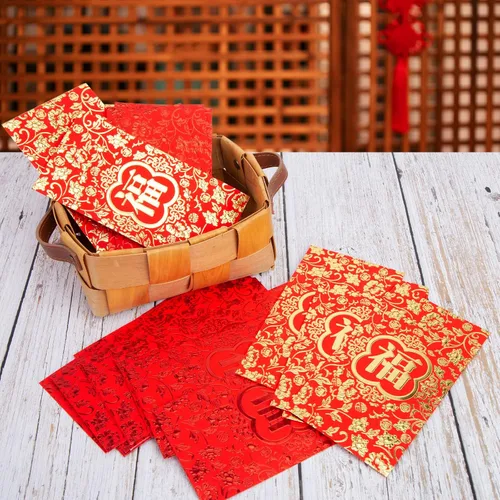 Miniatura 4 de VGOODALL Sobres rojos de año nuevo chino, paquetes rojos Hong Bao 2026, sobres de regalo de dinero de la suerte para el año lunar chino, festival
