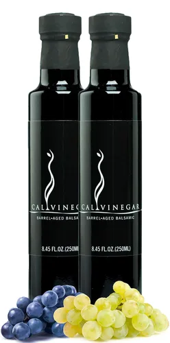 Miniatura 7 de Calivirgin Vinagre balsámico tradicional con sabor a naranja sanguina, grueso, aterciopelado, auténtico vinagre balsámico italiano, vinagre gourmet