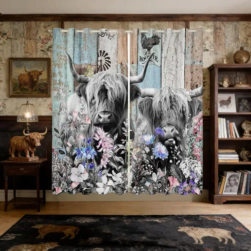 Miniatura 29 de Cortinas opacas de camuflaje con bandera estadounidense, regalo para niños, cortina de ventana de camuflaje verde con rayas negras, estrellas