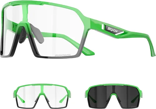 Miniatura 8 de SCVCN Photochromic Cycling Glasses Men Women Clear Mountain Bike Sunglasses Sports Baseball Riding MTB S327