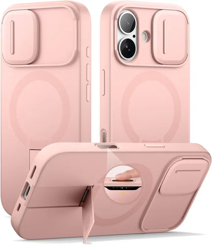 Miniatura 107 de SURITCH - Funda para iPhone 17 Pro Max con cubierta de control de cámara, cubierta para cámara y soporte ajustable, compatible con MagSafe, a prueba