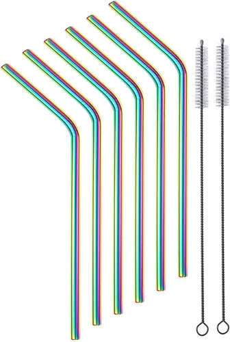 Miniatura 11 de dhrbsx Cuchara de té helado de mango largo, cucharas para mezclar cócteles, cucharas de café de acero inoxidable, cuchara para helado, juego de 8